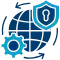 Customized security solutions icon